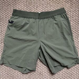 Men’s Ten Thousand OD Green Rep Short 7” Inseam